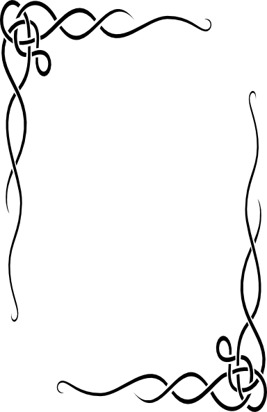 Free Borders For Menus - Borders For A Menu (384x593), Png Download