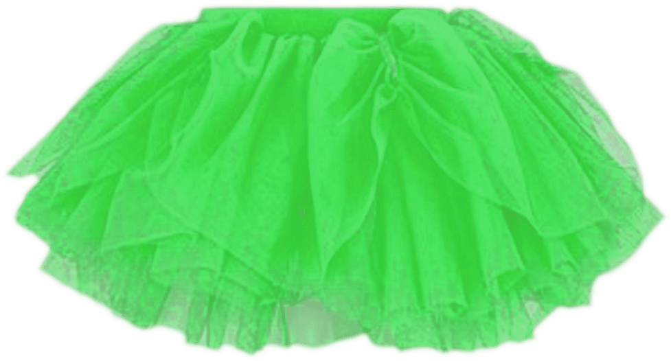 Emerald Green Tutu - Miniskirt (1000x1000), Png Download
