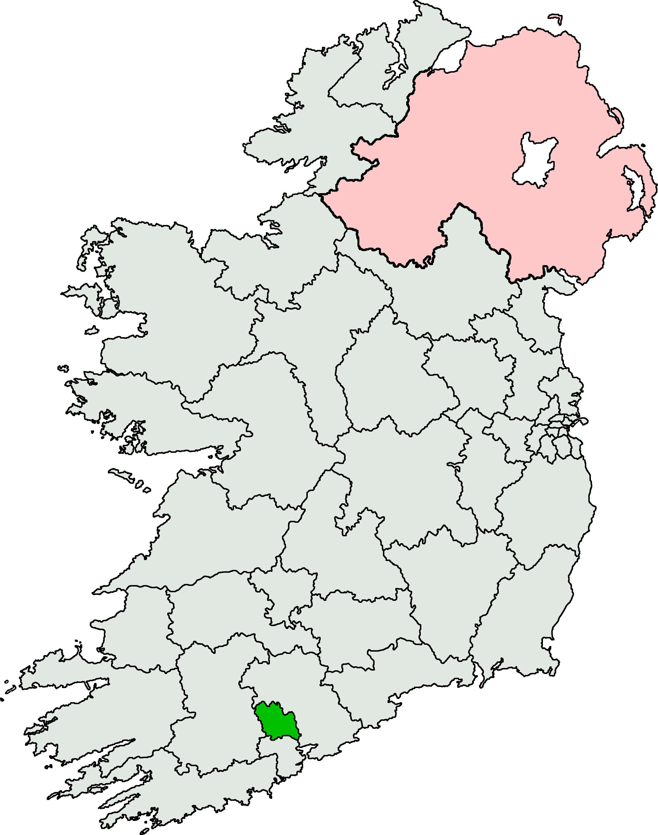 Cork North Central - Dáil Constituencies Of Ireland (2294x2910), Png Download