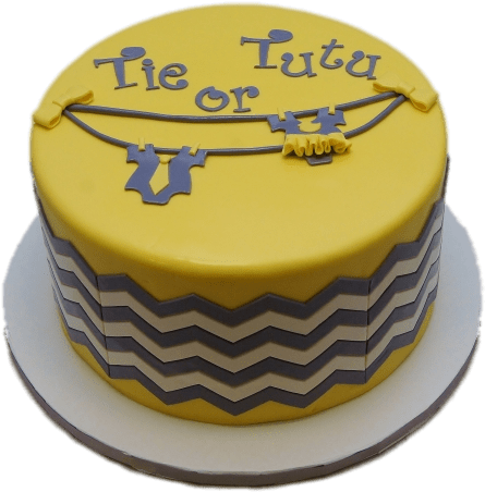 Gender Revealing Cakes - Gender Reveal (640x511), Png Download
