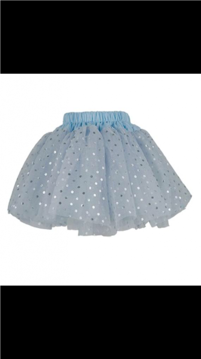 Bob And Blossom Grey And Silver Spotty Party Tutu Skirt (900x1200), Png Download
