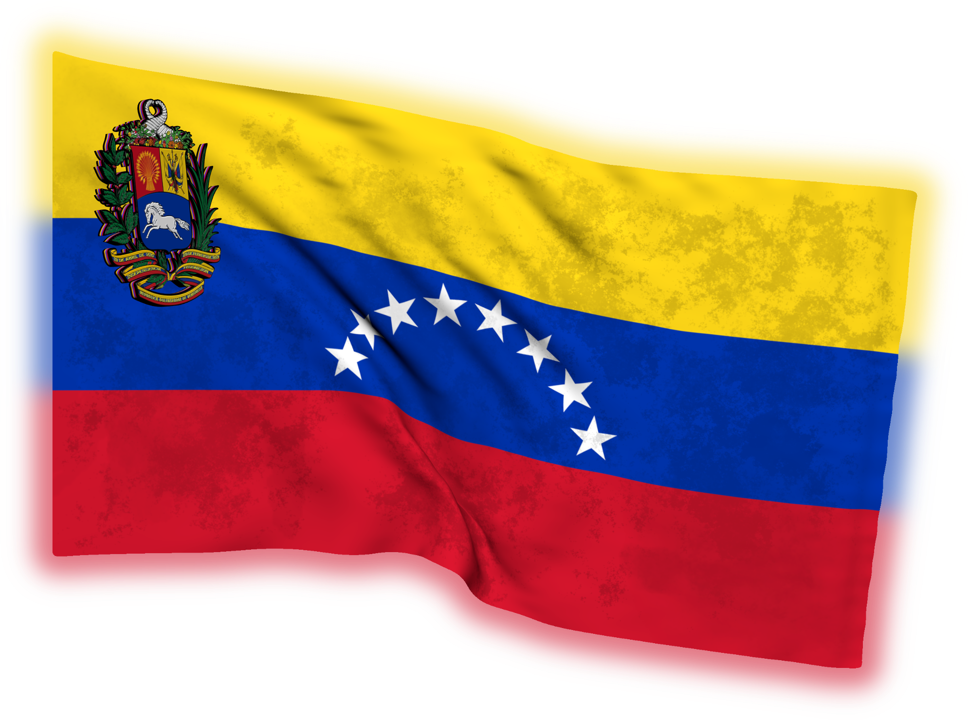 Bandera De Venezuela Ondeando Png - Bandera Venezuela Ondeando Png (2000x1486), Png Download