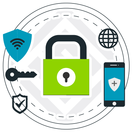 Itsalesleads Offers High Quality Pre-qualified Sales - Data Security Clip Art Transparent (526x462), Png Download