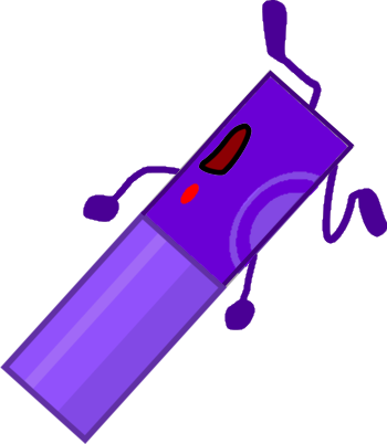 Shadow Marker - Bfdi Marker Bfb (350x402), Png Download
