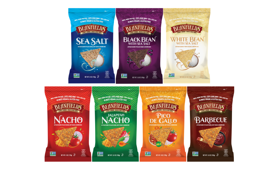 Beanfield Snacks Gluten-free Chips - Beanfields White Bean With Sea Salt Bean (900x550), Png Download