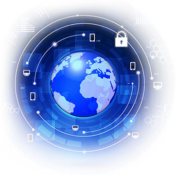 Project Spotlight - Security Globe Png (362x360), Png Download