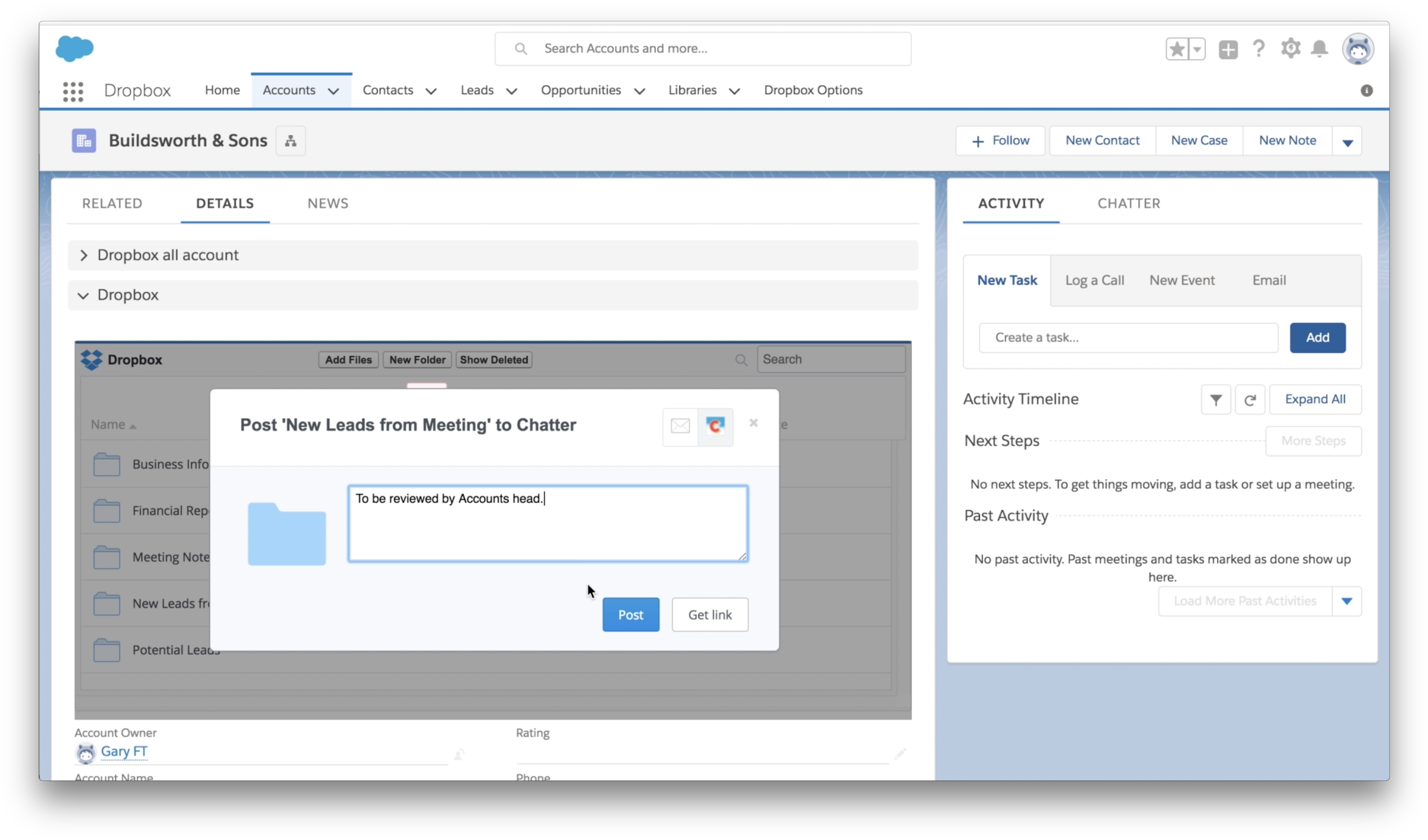 Access Dropbox From Chatter As Well - Dropbox (3584x2114), Png Download