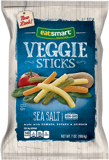 Veggie Sticks - Eat Smart Veggie Crisps (375x550), Png Download