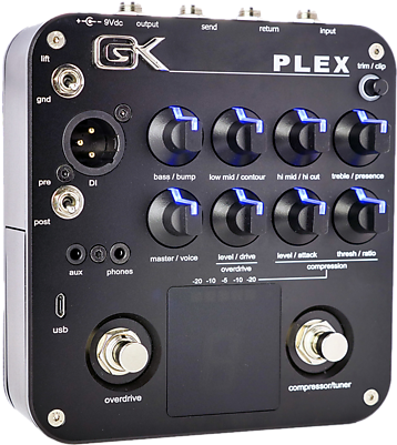 Gallien-krueger Plex Preamp Pedal - Gk Plex Bass Preamp (500x410), Png Download