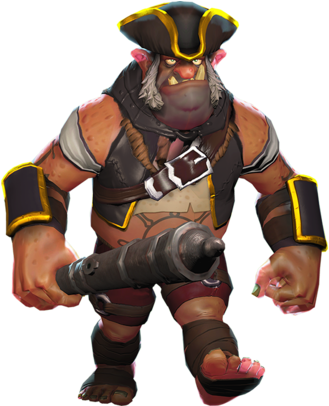 Pirate Ogre Image - Ogre Pirate (400x405), Png Download
