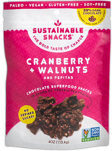 Cranberries • Pepitas • Walnuts • Spices • Maple Dark - Non-gmo Project (373x492), Png Download