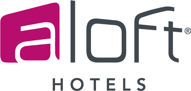 Alfcmyk 135343 Brand Logo Cmyk Dark Pink Dark Grey - Aloft Hotel Signage (830x831), Png Download