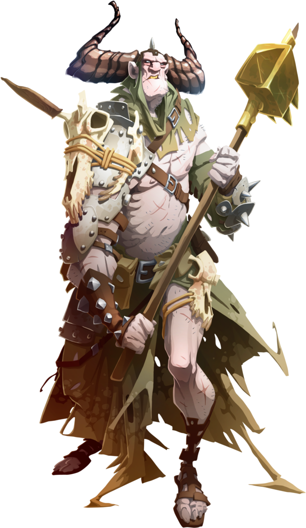 Ogre - Massive Darkness Concept Art (750x1224), Png Download