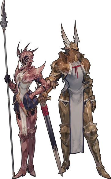 Hpe5r - Ffxiv Valerian Dragoon Set (368x634), Png Download