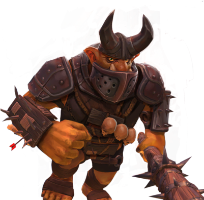 Bulgod The Armored Ogre Image - Bulgod Orc Must Die (400x405), Png Download