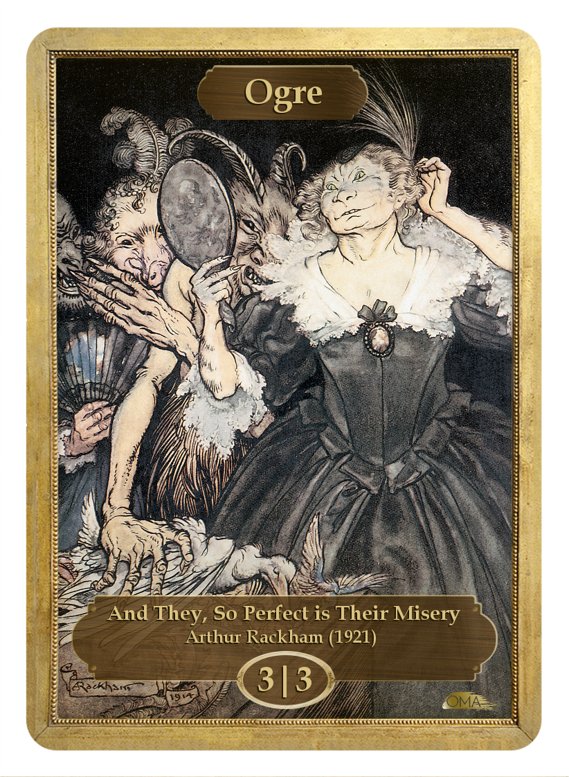 Ogre Token By Arthur Rackham - Giclee Painting: Rackham's Comus By John Milton: (822x1122), Png Download
