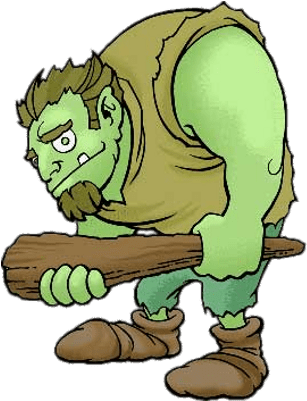 Ogre With Club - Ogre Clipart (400x400), Png Download