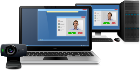 Webcam In Remote Desktop - Webcam On Desktop (480x255), Png Download