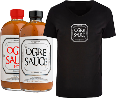 Ogre Gift Pack - Ogre Sauce Ogre Sauce - All-purpose Craft Bbq Sauce (471x510), Png Download