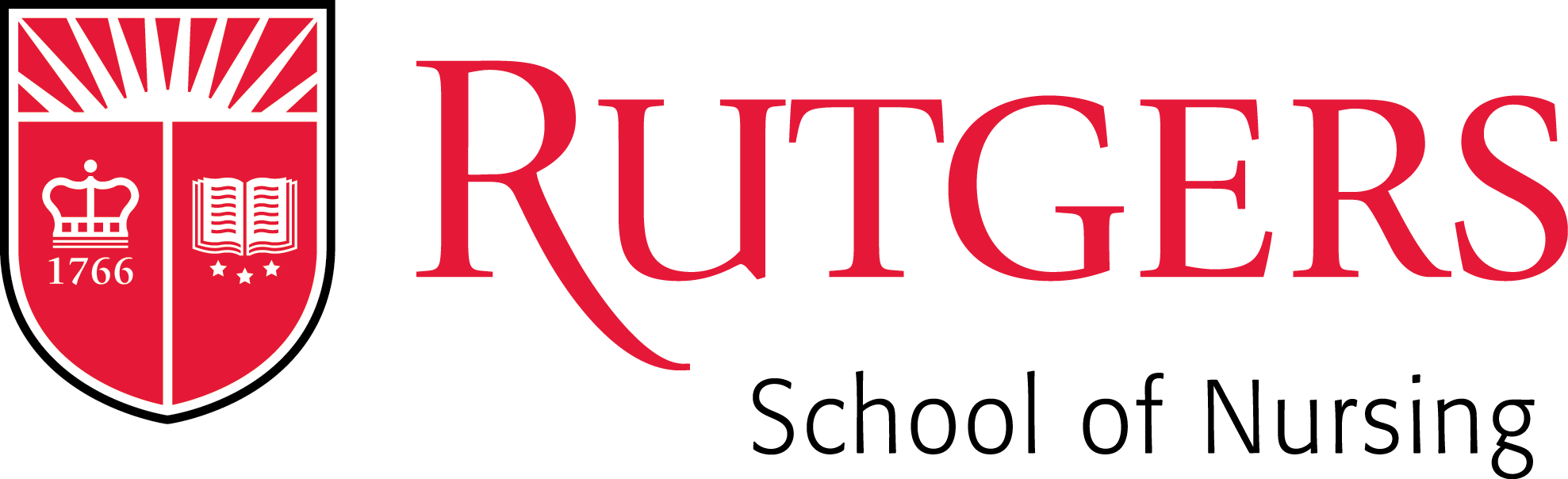 Rutgers Son Logo, Red - Rutgers University Camden Logo (1977x604), Png Download