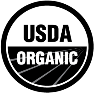 Usda Organic Seal Png - Usda Organic Logo White (1024x308), Png Download
