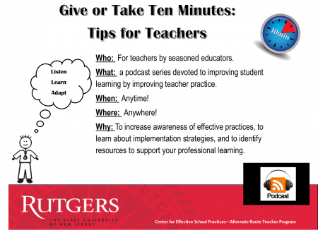 Flipping The Classroom - Rutgers (450x326), Png Download
