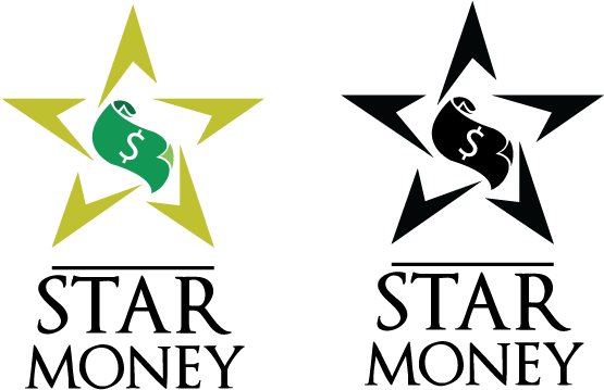 Custom Logo Design For Star Money - Money Star Logo (648x648), Png Download