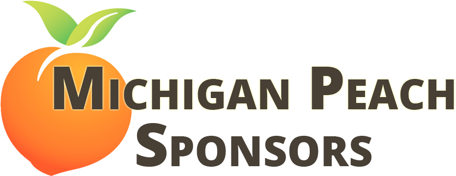 Michigan Peach Sponsors - Graphic Design (940x370), Png Download
