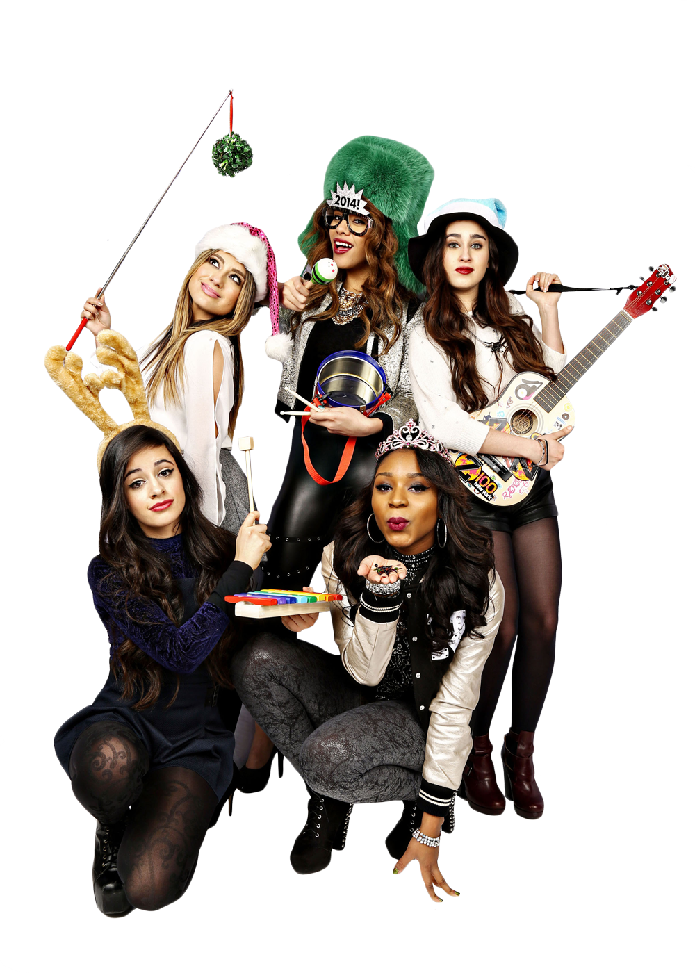 Harmonies Wallpaper 30 Harmonies Wallpaper - Fifth Harmony Merry Christmas (1000x1400), Png Download