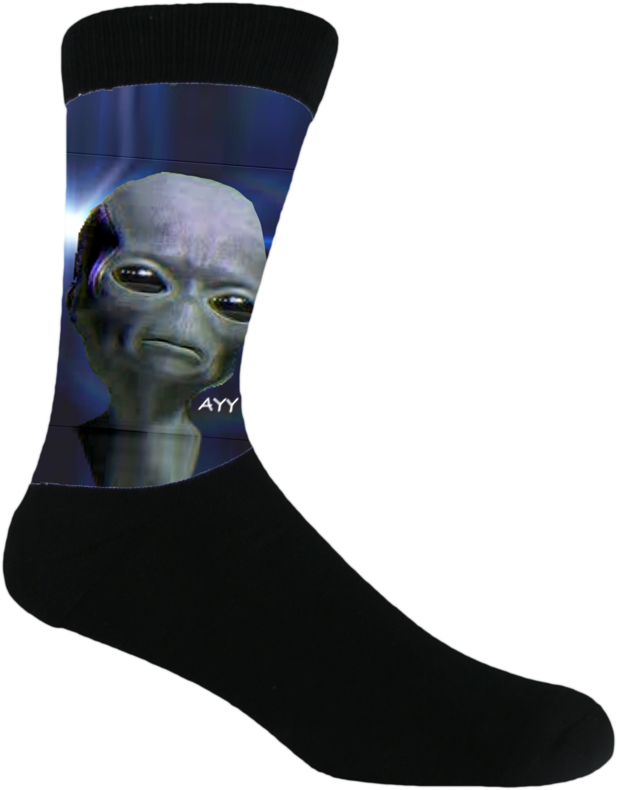 Ayy Lmao - Sock (2982x2982), Png Download