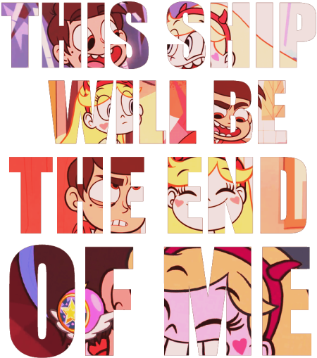 Disney Imitates Anime & Tumblr Is Obsessed - Star Vrs The Forces Of Evil Starco (500x594), Png Download