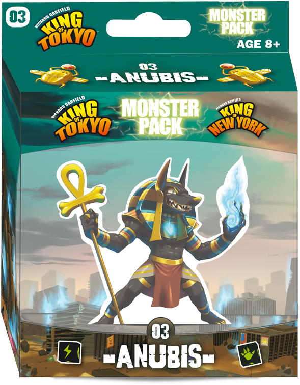 Monster Pack - Anubis - King Of Tokyo Monster Pack (720x1000), Png Download