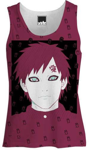Gaara Of The Sand Tank $36 - Active Tank (400x524), Png Download