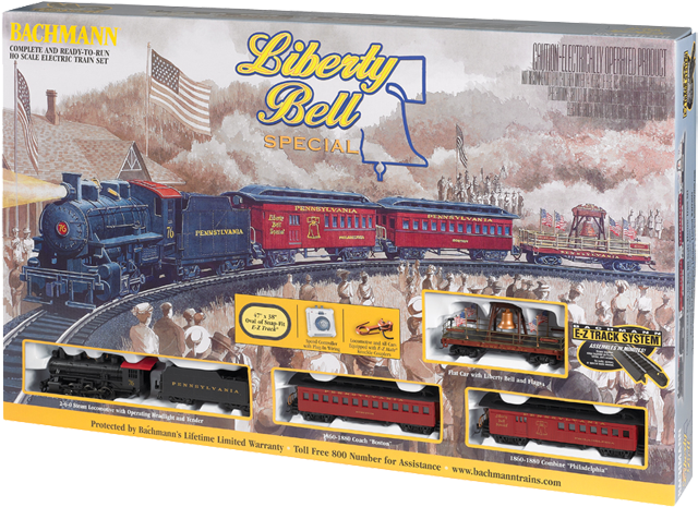 Liberty Bell Special 2 6 0 Steam Locomotive Set - Bachmann Trains Ho Liberty Bell Special Set (800x800), Png Download