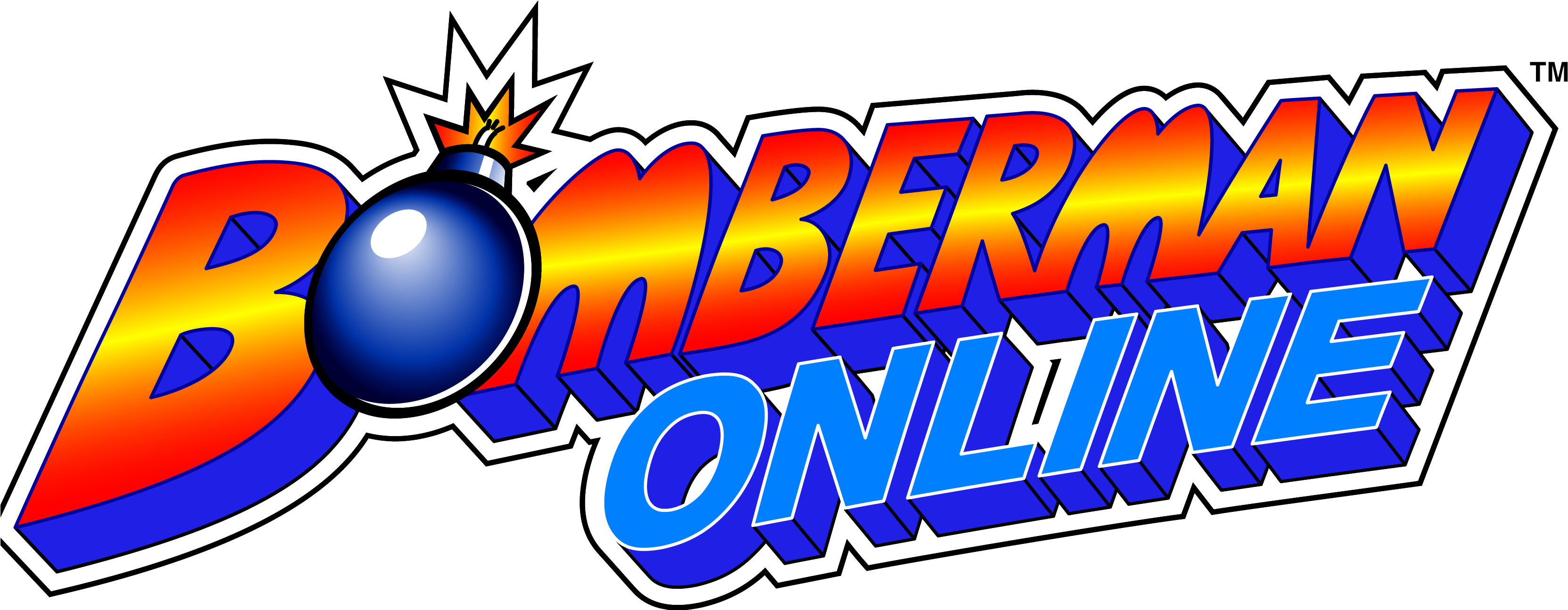 Bomberman Online Logo - Bomberman Online Dreamcast (3352x1293), Png Download