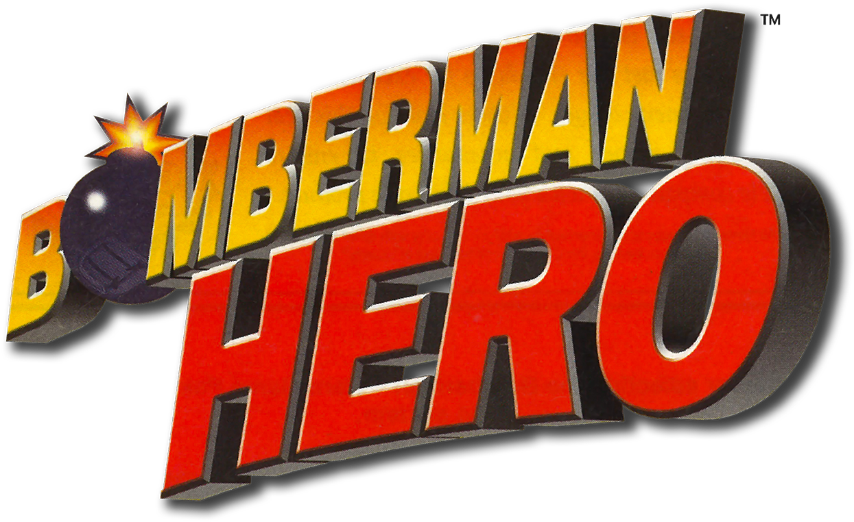 Bomberman Hero Logo - Bomberman Hero Nintendo 64 N64 (1280x842), Png Download