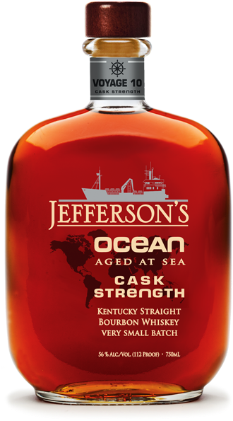 It Crossed The Equator 4 Times, Stopped At Over 5 Different - Jefferson's Ocean Cask Strength Bourbon 750ml (400x631), Png Download