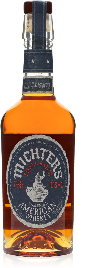 Michter's Us *1 Unblended Whiskey Bottle - Michter's Us*1 Unblended American Grain Whiskey (460x950), Png Download