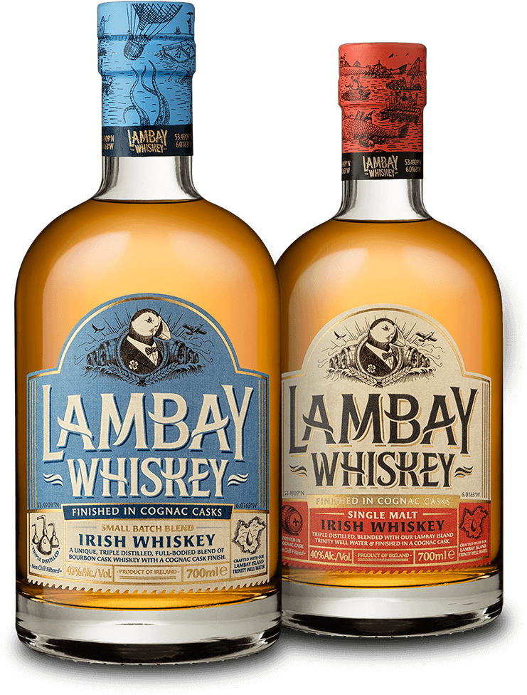 Lambay Whiskey Bottles - Lambay Whiskey (840x1008), Png Download