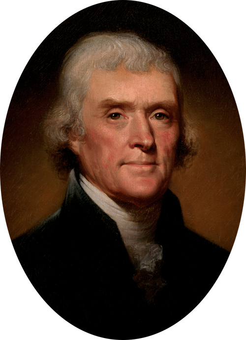 Thomas Jefferson (500x690), Png Download