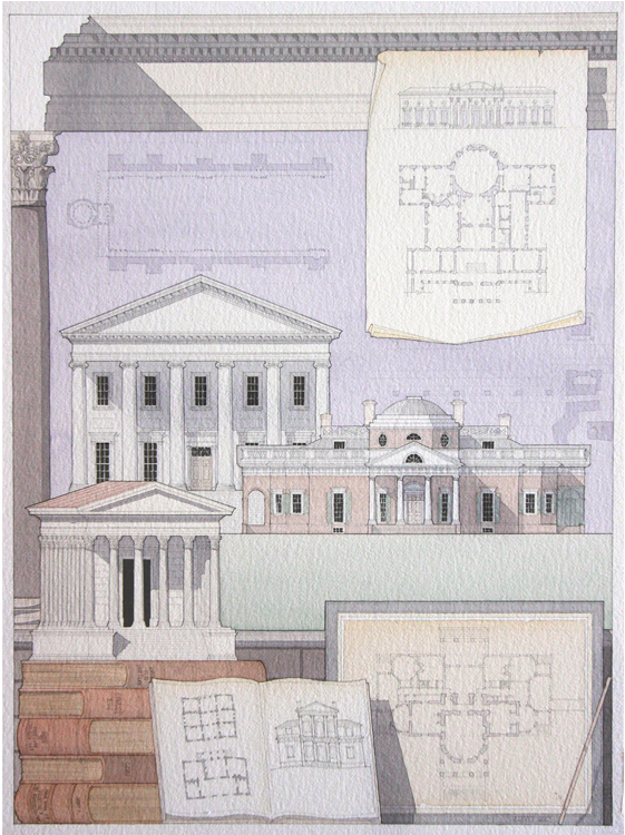 But Perhaps The Best Example Of How His Discoveries - Monticello (1000x749), Png Download