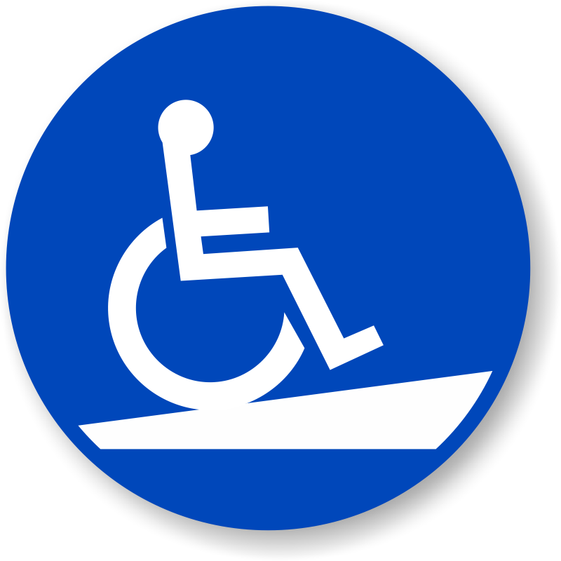 Graphic Free Download New Handicap Symbol Vector Gallery - Handicapped Parking Sign (800x800), Png Download