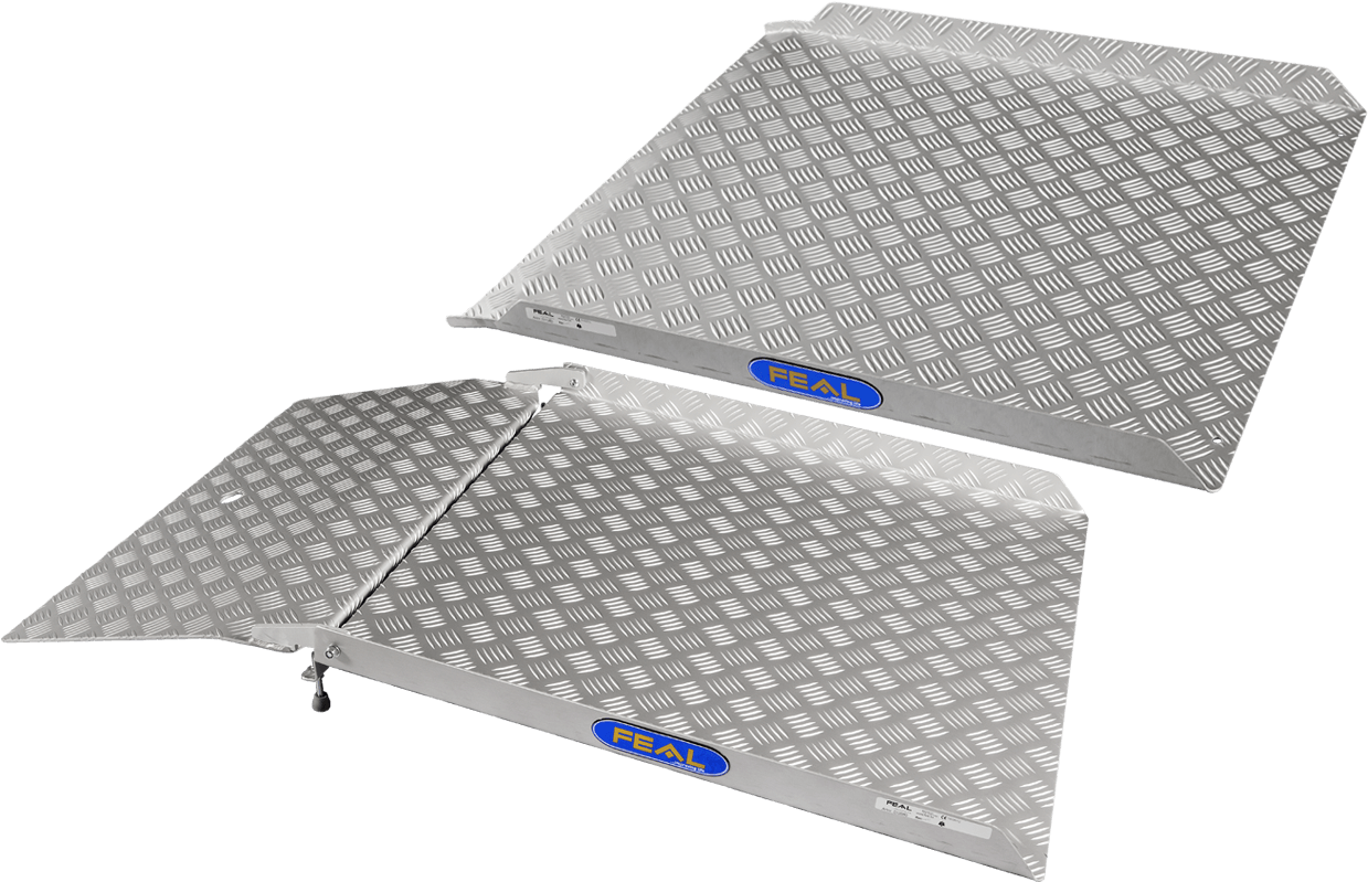 Rampe De Passage Pliable En Aluminium 80 Cm 2 (1370x848), Png Download