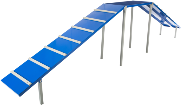Dog Walk Ramp Dog Park - Dog Park Package, Expert, Incl Bone&tire Jump, (630x420), Png Download