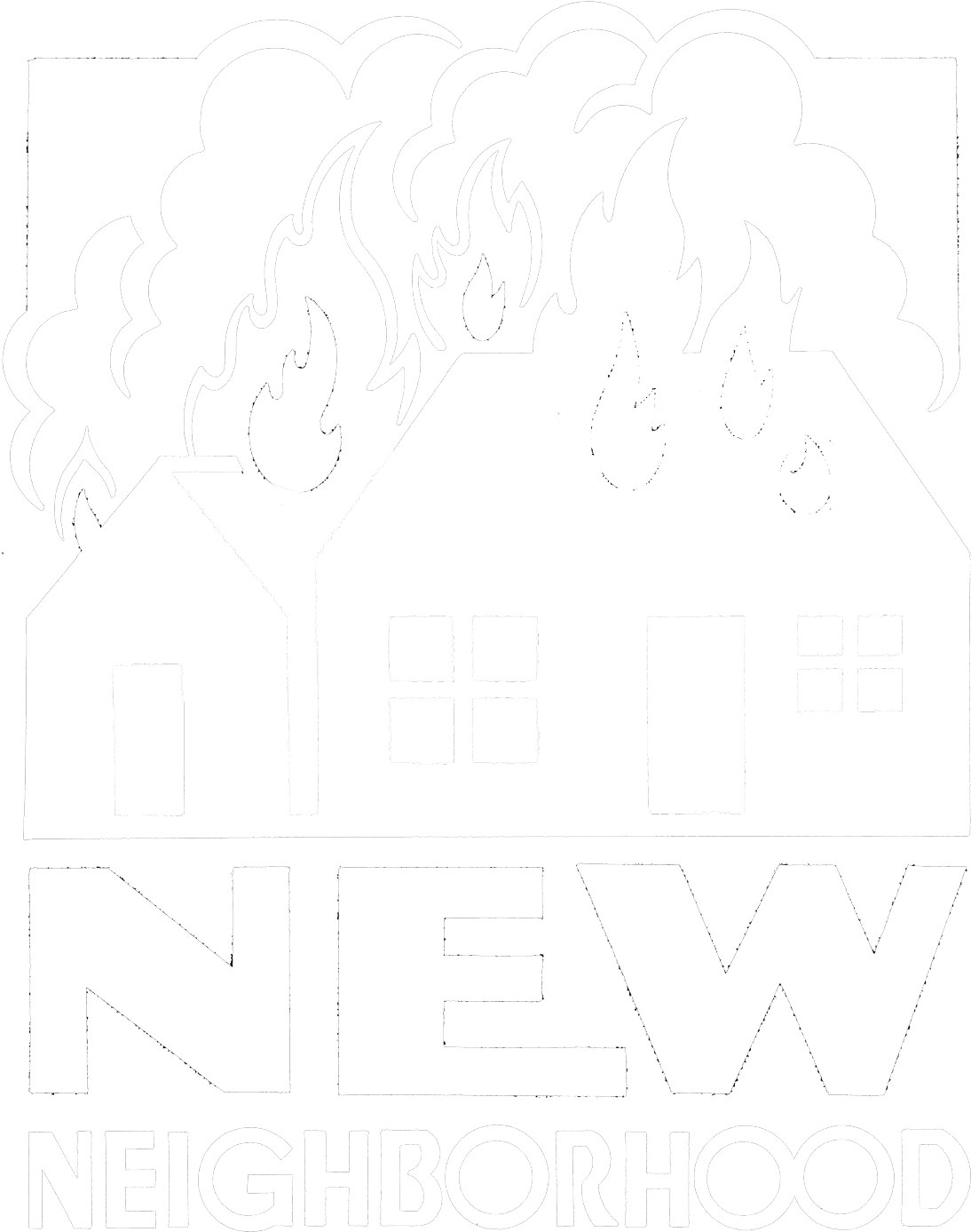 New Neighborhood Is A Theater/tv/music Company Whose - Illustration (1269x1500), Png Download