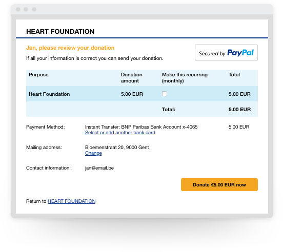 Steps-flow - Paypal (552x492), Png Download