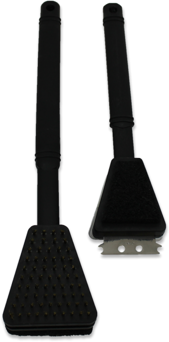 Kitchen Collection Bbq Grill Brushes - Set Of 2 - 04109 (359x700), Png Download