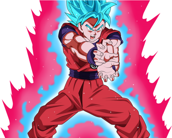 Goku Clipart Super Saiyan God - Imagenes De Goku Ssj Blue Kaioken (640x480), Png Download