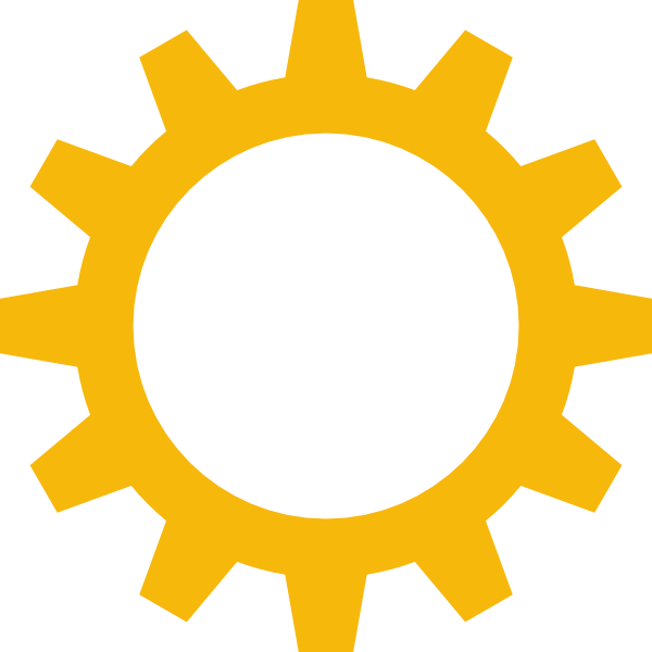 Image Library Library Cogwheel Clip Art At Clker Com - Orange Gear Png (600x600), Png Download