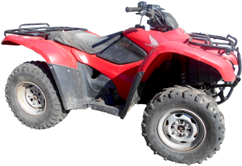 Honda Trx420fpa9 2009 Quad Bike - All-terrain Vehicle (400x300), Png Download